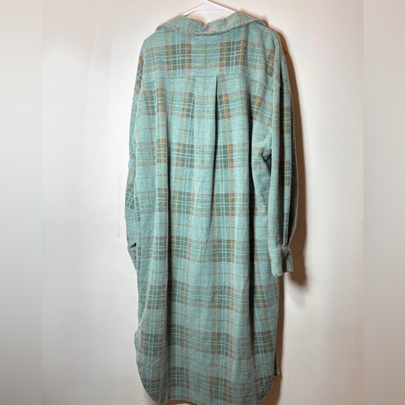 🌸Free People Oversized Plaid Shirt Jacket🌸 - Picture 6 of 8